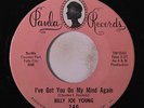 BILLY JOE YOUNG: I've Got You On My Mind Again / Standing On The Edge Of Paradi