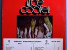 ALICE COOPER EASY ACTION RARE ORIG'69 STRAIGHT WHITE LABEL PROMO LP w/TIME STRIP
