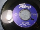 Trend 45 Big Danny Oliver SAPPHIRE & I WANNA GO STEADY Rare R&B Rocker Ex