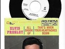 Elvis Presley All Shook Up Gold Standard Promo 45 with Picture Sleeve