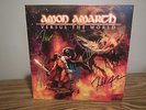 AMON AMARTH VERSUS THE WORLD AUTOGRAPHED LP SIGNED VINYL BY ALL TYR DIMMU BORGIR