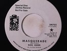 DAN GREER: Masquerade / Thanks To You 45 (dj) rare Soul