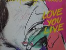 ROCK LP / THE ROLLING STONES / LOVE YOU LIVE / AUTOGRAPH??