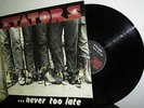 LP STATORS - NEVER TOO LATE * AXE KILLER 1985 FRANCE * RARE FRENCH METAL