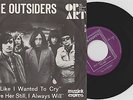 THE OUTSIDERS: Felt Like I Wanted To Cry   RARE DUTCH BEAT GARAGE PS