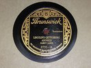 Lincoln's Gettysburg Address  Harry James 1924 Excellent Condition Scarce 78rpm