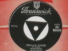 WEBB PIERCE. TEENAGE BOOGIE. BRUNSWICK 45-05630 (VERY RARE HARD TO FIND 45).