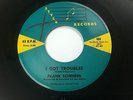 FRANK SCHEEREN & BELMONTS DOO WOP 45 I got Troubles / Sugarwood Mtn. STYLE HEAR