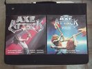 AXE ATTACK VOL.1 AND II VINYL ALBUMS MOTORHEAD IRON MAIDEN AC/DC BLACK SABBATH