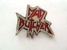 MAD BUTCHER | old school 1985 Thrash Metal BUTTON original 80s PIN Vintage Kutte