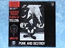 DISCHARGE Punk And Destroy 35122-25 JAPAN PROMO LP w/POSTER 083az7n