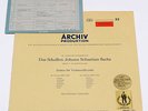 BACH: SUITES 3&4 FOR UNACCOMPANIED CELLO/FOURNIER/ARCHIVE RED STEREO TRI-FOLD/NM