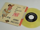 JOHNNY HALLYDAY - EP Spain PS Jaune* Vinyl Viens Danser Le Twist 1966 EP ESPAGNE