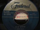 DOO WOP BILLY WARD & DOMINOES 1952 I'D BE SATISFIED/NO ROOM ORIGINAL