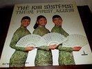 THEIR FIRST ALBUM // THE KIM SISTERS 1959 MONUMENT LP 8022--KOREAN GIRL GROUP