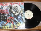 IRON MAIDEN - NUMBER OF THE BEAST, AUSTRALASIAN YELLOW LABEL VG/EX
