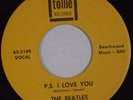 THE BEATLES: Love Me Do / PS I You NM- BEAUTY Tollie BLACK BOX Audio Matrix ?