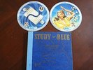 Rare 1946 Vogue Study in Blue album V-100, disc R725 & R726,78 rpm,picture disc