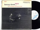 KENNY DREW TRIO: SELF-TITLED riverside LP / white label MONO DG