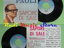 LP 45 7'' GINO PAOLI Sapore di sale La nostra casa 1998 RED RONNIE no cd mc