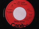 FREDA PAYNE: I Get High (on Your Memory) / I Can't Live On A Memory 45 Soul