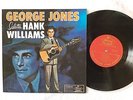 SUPER RARE GEORGE JONES JAPAN 10inch LP SALUTE HANK WILLIAMS w/ LYRIC INSERT