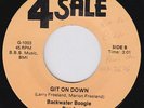 BACKWATER BOOGIE BAND Git On Down  modern soul NORTHERN SOUL boogie 45