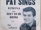 ROCKABILLY - PAT LAROCCA WITH THE BELLATONES 