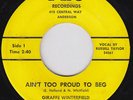GIRAFFE WINTERFIELD Ain't Too Proud To Beg UNKNOWN northern soul 45 STOMPER