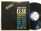 CANNONBALL ADDERLEY - somethin' else - BLUE NOTE 1595 - RVG - DEEP GROOVE