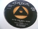 1957 UK Orig CHUCK BERRY 45 “ROCK AND ROLL MUSIC”   EX Cond.