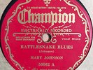 MARY JOHNSON ROOSEVELT SYKES CHAMPION 50062 BLUES 78 RPM EE-