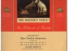 BEETHOVEN Violin Sonatas Jascha Heifetz LP 6 Track Mono Pressing Red/gold Label