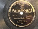 78 RPM RARE BLUES - BESSIE MAE SMITH PARAMOUNT 12922 V+  ST LOUIS DADDY