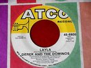 DEREK AND THE DOMINOS LAYLA LARGE PRINT ATCO I AM YOURS NEAR MINT  ROCK  45