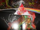 PINK FLOYD / DARK SIDE OF THE MOON / POSTER .. from lp vinyl .. roger waters