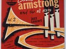 LOUIS ARMSTRONG: All Stars Jazz Concert DECCA 10” LP Rare 50s ORIGINAL