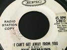 THE REMAINS GARAGE PUNKER EPIC PROMO I CAN'T GET AWAY FROM YOU B/W BUT I AIN'T