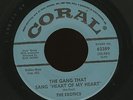 The EXOTICS 45 Gang That Sang Heart / Hotcha Mighty Knows CORAL DOO WOP PROMO M-