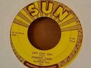 Rockabilly 45-Johnny Cash-Cry Cry Cry / Hey Porter-Sun 221-Push Marks