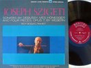 Joseph Szigeti US LP Living presence Mercury SR90442 DG EX RFR1 Sonatas by Debus