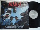 N.W.A NWA Straight Outta Compton NM RUTHLESS Original LP shrink Ice Cube Eazy E