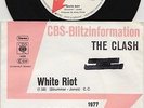CLASH * White Riot * German PROMO 45 * 1977 PUNK