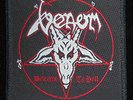 RARE VINTAGE 80's VENOM PATCH black metal,welcome to hell,warhead,assault,tape