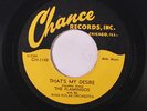 FLAMINGOS: That's My Desire / Hurry Home Baby 45 (repro) Vocal Groups