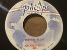 CHARLIE RICH Midnite Blues 45 Phillips Memphis teen popcorn northern soul hear