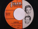 SALAS BROTHERS: Darling / Leaving You 45 (ink retouching around center hole) ra