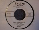 Benny Latimore Love Don't Love Me Dade 2017 Promo M- Northern Soul