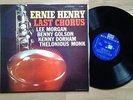 ERNIE HENRY-Last Chorus-Riverside 12-266 MONO LP-Thelonious Monk-Deep Groove NM