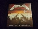 METALLICA SIGNED VINYL MASTER OF PUPPETS JAMES HETFIELD KIRK HAMMET ROB TRUJILLO